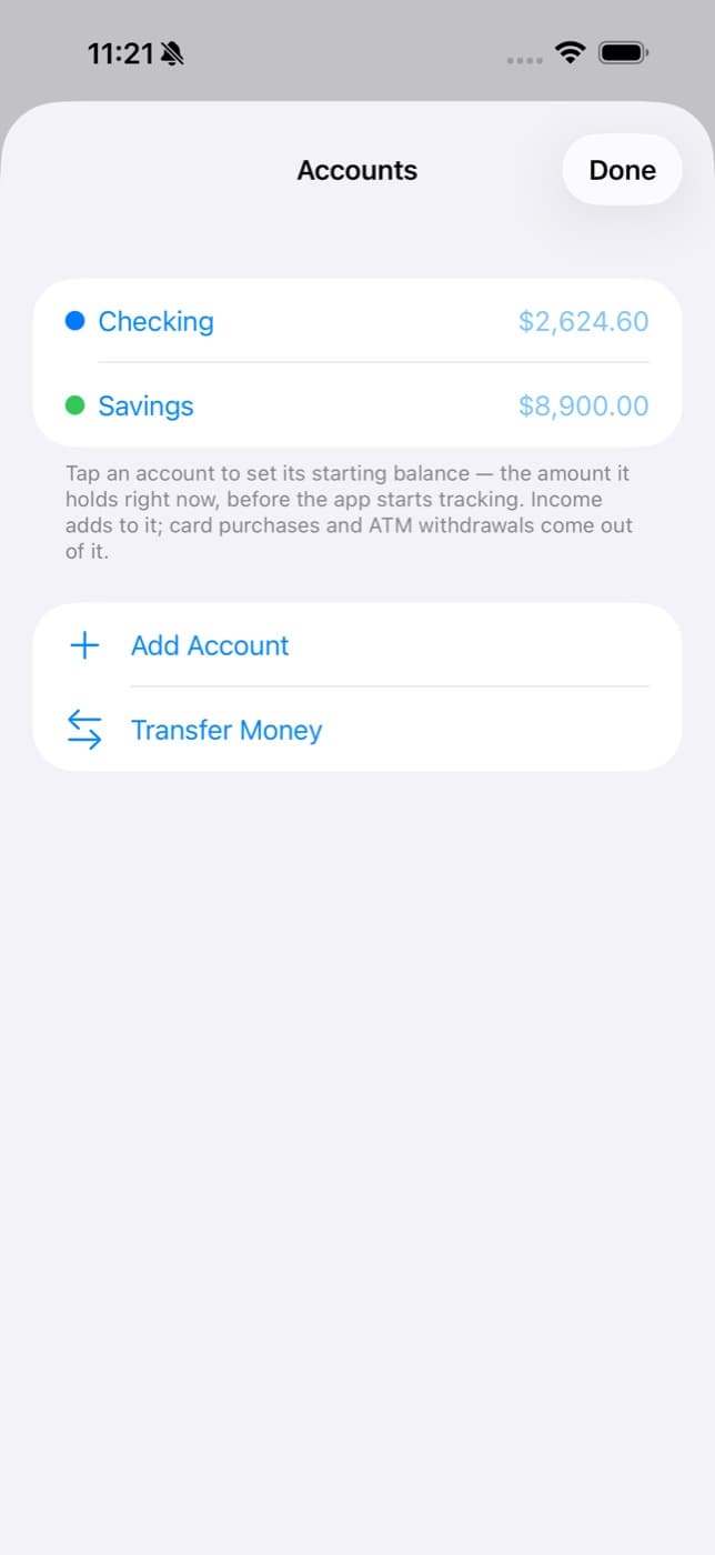 Tap to Tick accounts